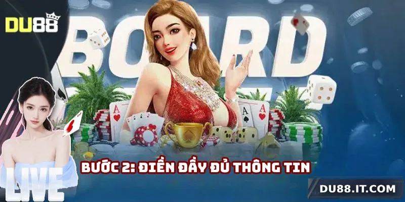 Người chơi phải điền đúng nội dung, đủ mà nền tảng đã yêu cầu